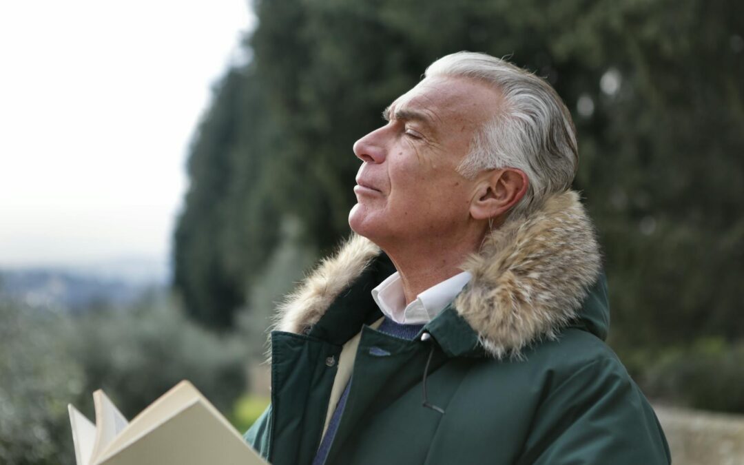 man in green and brown jacket