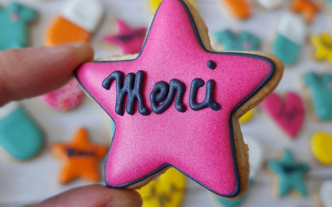 purple star cookie