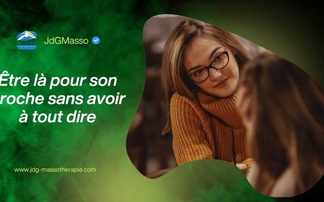 Être là pour son proche sans avoir à tout dire