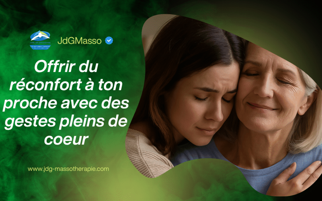 Offrir du réconfort à ton proche avec des gestes pleins de cœur