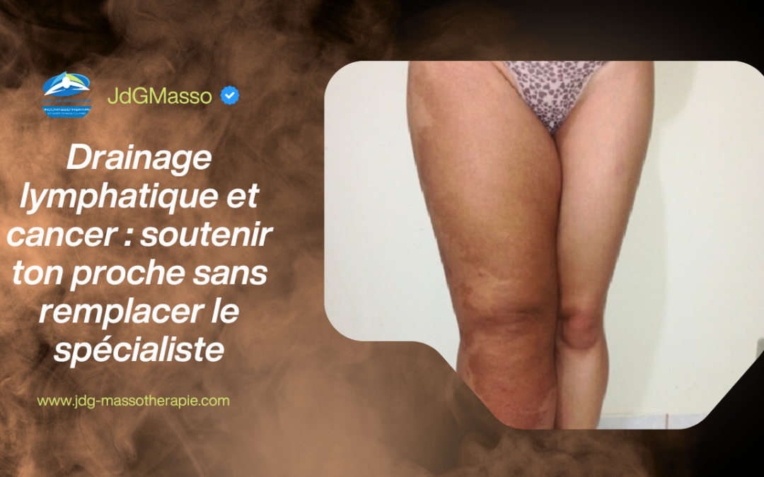 Drainage lymphatique et cancer : soutenir ton proche sans remplacer le spécialiste