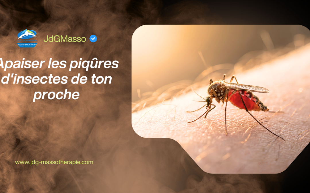 Apaiser les piqûres d&rsquo;insectes de ton proche