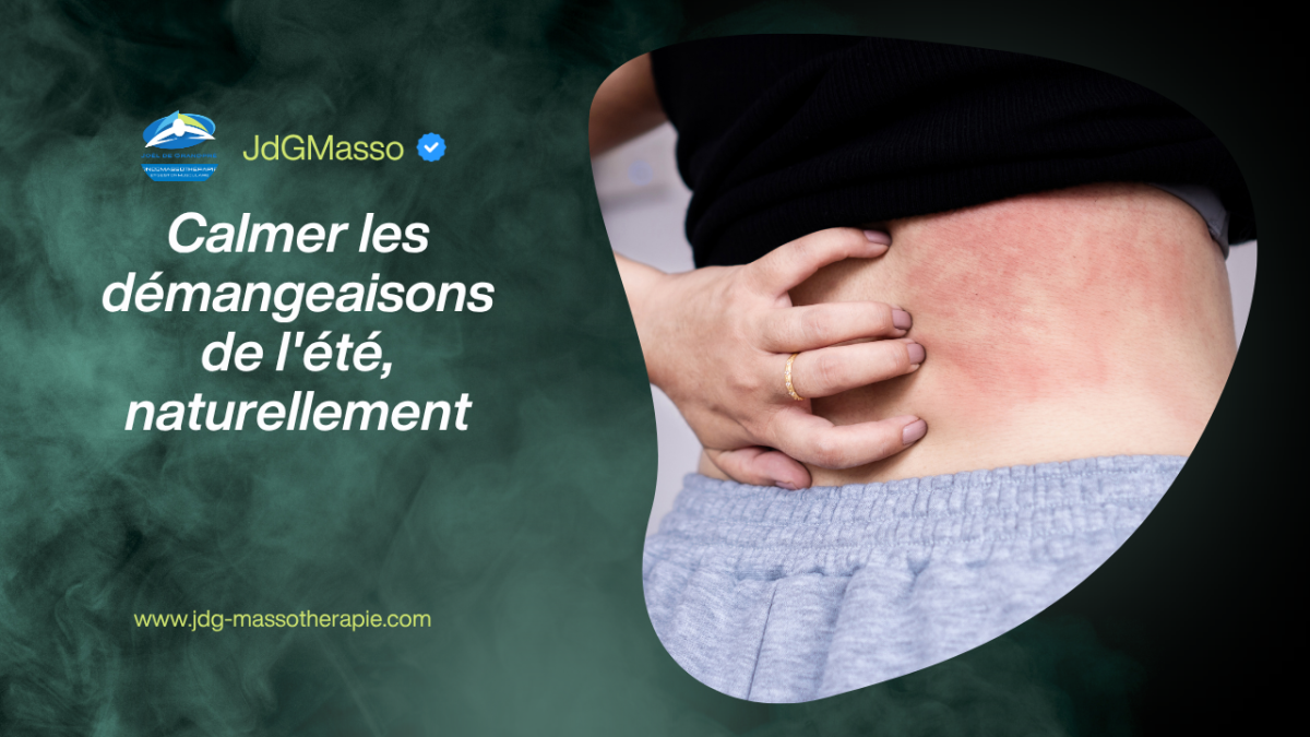 Calmer les démangeaisons de l&rsquo;été, naturellement
